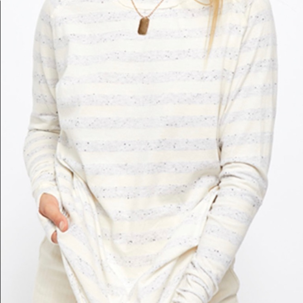 Free People Stripe Tee